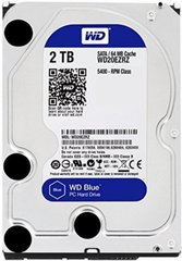 Внутрішній жорсткий диск Western Digital Blue 2TB 5400rpm 64MB WD20EZRZ 3.5 SATAIII (WD20EZRZ)
