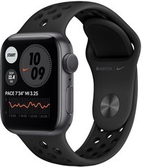 Смарт-годинник Apple Watch Series 6 Nike GPS 44mm Space Gray Aluminum Case with Anthracite/Black Nike Sport Band (MG173UL/A)