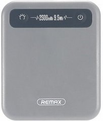 Універсальна мобільна батарея Remax Power Bank Pino RPP-51 2500 mah Grey