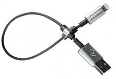 FuseChicken USB Cable to Lightning Rivet Loop 30cm (MLL-100) Black