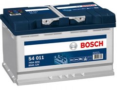 Автомобильный аккумулятор Bosch 80А 0092S40110