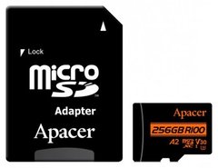 Карта пам'яті Apacer MicroSDXC 256GB (AP256GMCSX10U8-R)