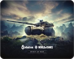 Килимок для миші WORLD OF TANKS Sabaton Limited Edition Spirit of war, L  (FWGMPSBTANK21SD0L)