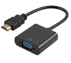 Адаптер-перехідник HDMI M - VGA F (без аудіо) OEM (B00119)
