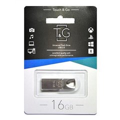 Флешка T&G USB 16GB 117 Metal Series Silver (TG117SL-16G)