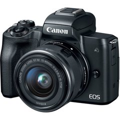 Фотоапарат Canon EOS M50 Kit 15-45 IS STM + EF-M 22 mm f/2 STM Black (2680C055)