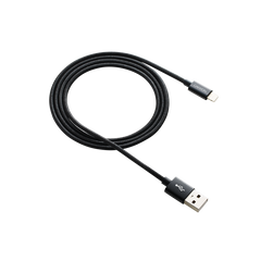 Кабель Canyon Lightning — USB 1 м Black (CNE-CFI3B)