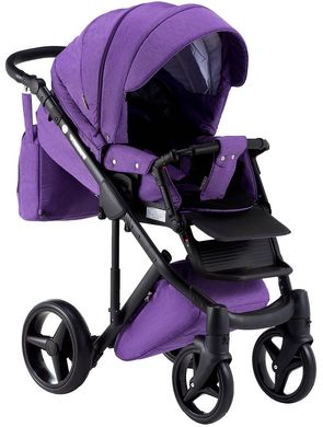 Детская коляска 2 в 1 Adamex Luciano Q12 фиолетовый