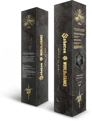 Килимок для миші WORLD OF TANKS Sabaton Limited Edition Spirit of war, L  (FWGMPSBTANK21SD0L)