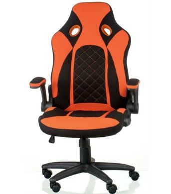 Крісло Special4You Kroz black/orange (E5531)