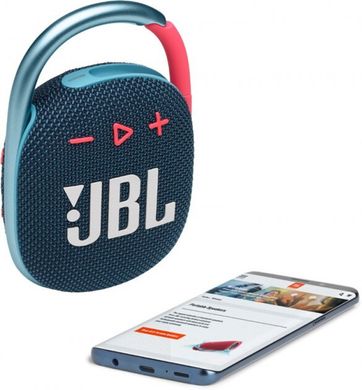 Портативная акустика JBL Clip 4 Blue / Pink (JBLCLIP4BLUP)
