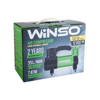 Автомобильный компрессор Winso 10 Атм, 170Вт (133000)