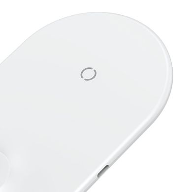 Беспроводное зарядное устройство Baseus iPhone + Apple Watch (Type-C Version) White