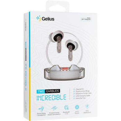 Навушники Gelius Incredible GP-TWS033 Clear Wiew