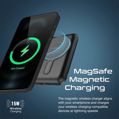 Универсальная мобильная батарея  Promate PowerMine (powermag-10pro.black) (powermag-10pro.black)