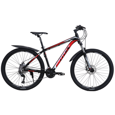 Велосипед Titan Germes 29"20" черный-красный (29TWA21-003624)