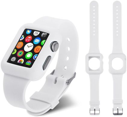 Ремешок ArmorStandart Apple Watch 42mm/44mm Soft Silicon Band - White