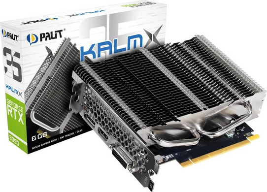 Видеокарта Palit GeForce RTX 3050 KALMX 6GB (NE63050018JE-1070H)