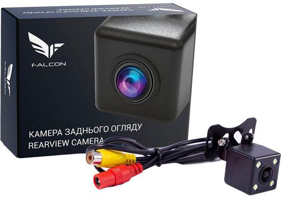 Камера заднего вида Falcon RC170-AHD с LED