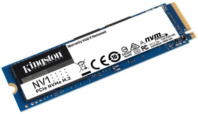 SSD-накопичувач 500GB M.2 NVMe Kingston NV1 M.2 2280 PCIe Gen3.0 x4 3D TLC (SNVS/500G)