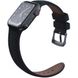 Ремінець Njord Salmon Leather Strap Dark Grey for Apple Watch 41mm/40mm (SL14110)