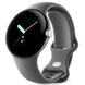 Смарт-часы Google Pixel Watch Polished Silver Case/Charcoal Active Band