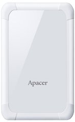 Зовнішній жорсткий диск APAcer AC532 1TB USB 3.1 White (AP1TBAC532W-1)