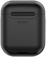 Бездротовий зарядний чохол Baseus Wireless Charger Black for AirPods (WIAPPOD-01)