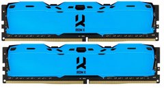 Оперативная память Goodram IRDM X Blue DDR4 1x8GB (IR-XB3200D464L16SA / 8G)
