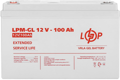Аккумулятор для ИБП LogicPower LPM-GL 12V - 100 Ah (3871)