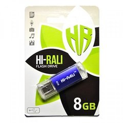 Флешка Hi-Rali USB 8GB Rocket Series Blue (HI-8GBVCBL)
