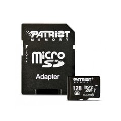 Карта пам'яті Patriot MicroSDHC128GB UHS-I Class 10 Patriot LX + SD-adapter (PSF128GMCSDXC10)