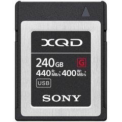 Карта пам'яті Sony XQD 240GB G Series R440MB/s W400MB/s (QDG240F)
