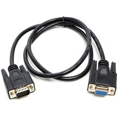 Відео кабель PowerPlant VGA (M) - VGA (F), 1 м