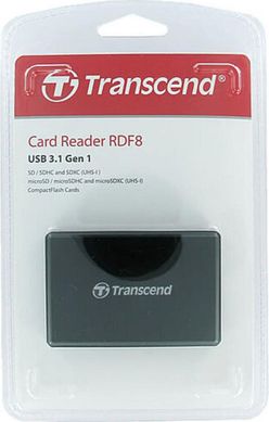 Кардрідер Transcend USB 3.1 Black (TS-RDF8K2)