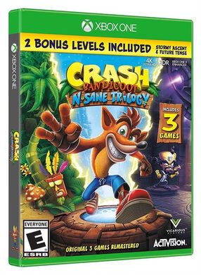 Диск Games Software Xbox One Crash Bandicoot N'sane Trilogy [Blu-Ray диск]