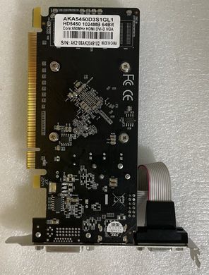 Відеокарта Arktek PCI-Ex Radeon HD 5450 1GB DDR3 (64bit) (650/1066) (DVI, VGA, HDMI) (AKA5450D3S1GL1)