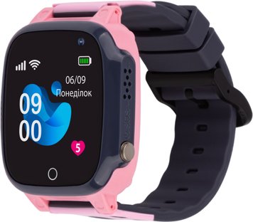 Детские смарт часы AmiGo GO008 MILKY GPS WIFI Pink