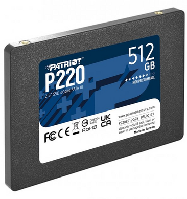 SSD накопичувач Patriot P220 512 GB (P220S512G25)