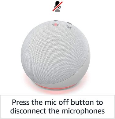Портативная акустика Amazon Echo Dot (4gen, 2020) Glacier White
