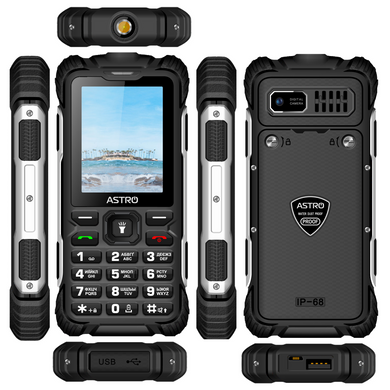 Мобільний телефон Astro A243 Black