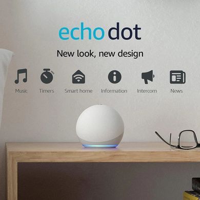 Портативная акустика Amazon Echo Dot (4gen, 2020) Glacier White
