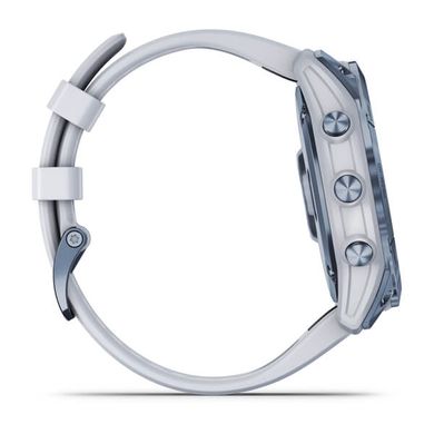 Смарт-часы Garmin Fenix 7X Sapphire Solar M. Blue DLC Titanium w. Whitestone Band (010-02541-15)