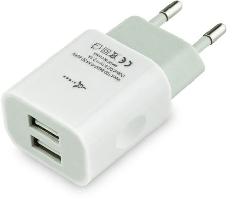 Мережевий зарядний пристрій AIRON USB 5В 2А White (6126755803215)