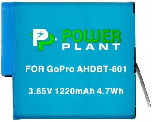Аккумулятор PowerPlant GoPro AHDBT-801 1220mAh (декодирован) (CB970377)
