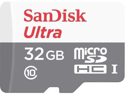 Карта пам'яті SanDisk Ultra microSDHC UHS-I 32GB Class 10 + SD-adapter (SDSQUNR-032G-GN3MA)