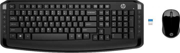 Комплект (Клавіатура + миша) HP Keyboard & Mouse 300 Black (3ML04AA)