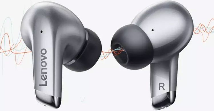 Навушники Lenovo LP5 Gray