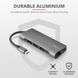 USB-хаб Trust Dalyx Aluminium 7-in-1 USB-C Multi-port ALUMINIUM (23331_Trust)