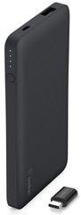 Универсальная мобильная батарея Belkin 5000mAh, Pocket Power 5V 2.4A, USB-C adapter (F7U019BTBLKBE)